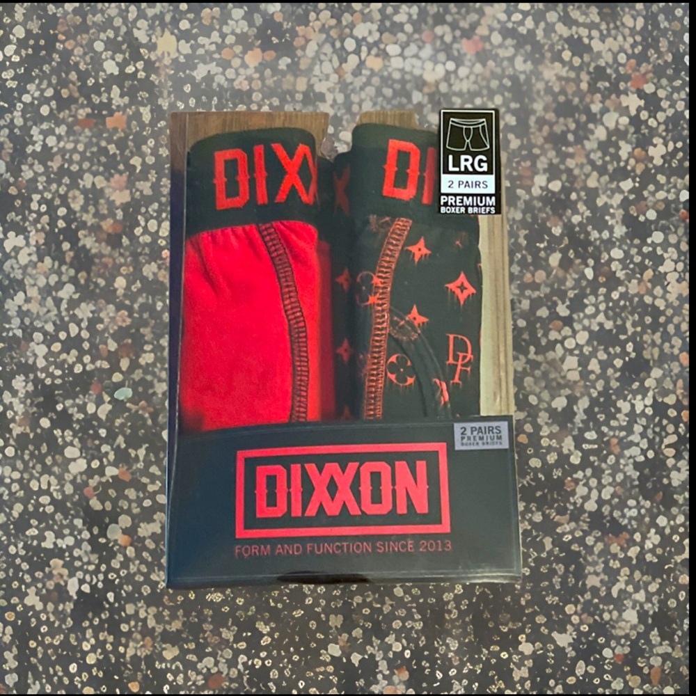 2 Pk Dixxon Boxer Briefs 4 Insane Comfort 4 Way Stretch Keyhole Mid Rise Cotton - Picture 14 of 15